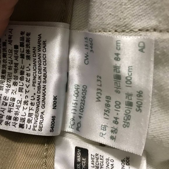 Levi's Men's 508 Skinny Tapered Khaki W33 L32 - Picture 6 of 6